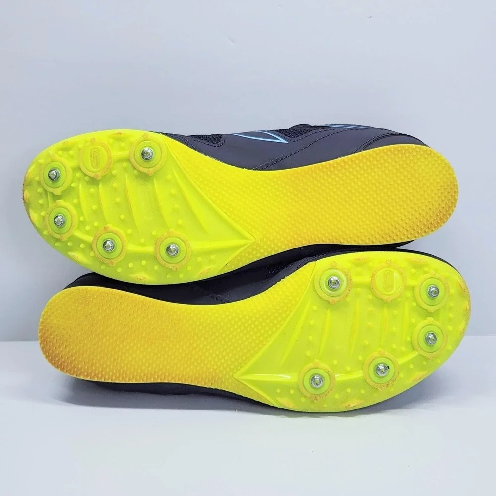 Kalenji AT Start Shoes Womens Size 8 Navy Track Spikes Racing Athletic